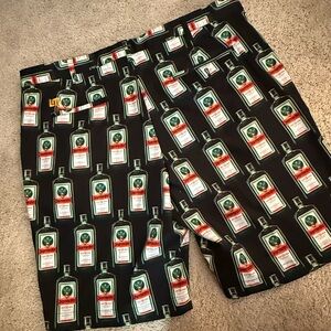 NEW Men's 40 XL LOUDMOUTH GOLF SHORTS WOODWORTH Stag JAGERMEISTER JAGER Bottle